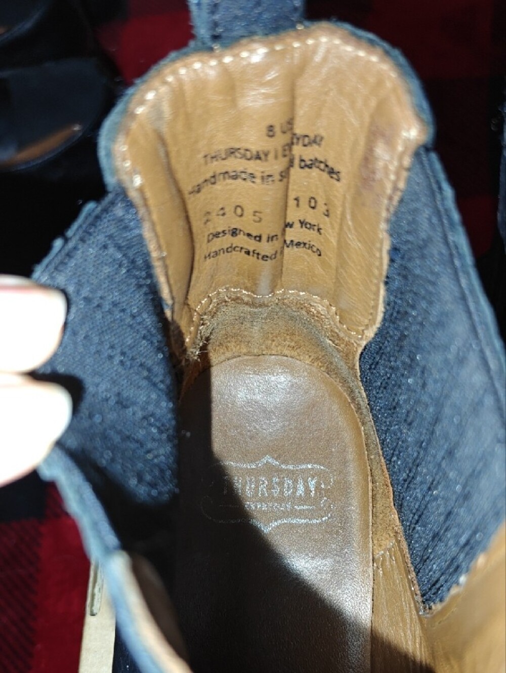 Thursday Boot Company Black Leather Chelsea Ankle Boots - Picture 7 of 8